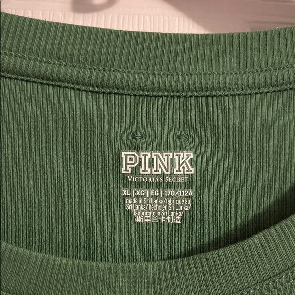 PINK Victoria's Secret Green T Shirt Dress - Picture 2 of 8
